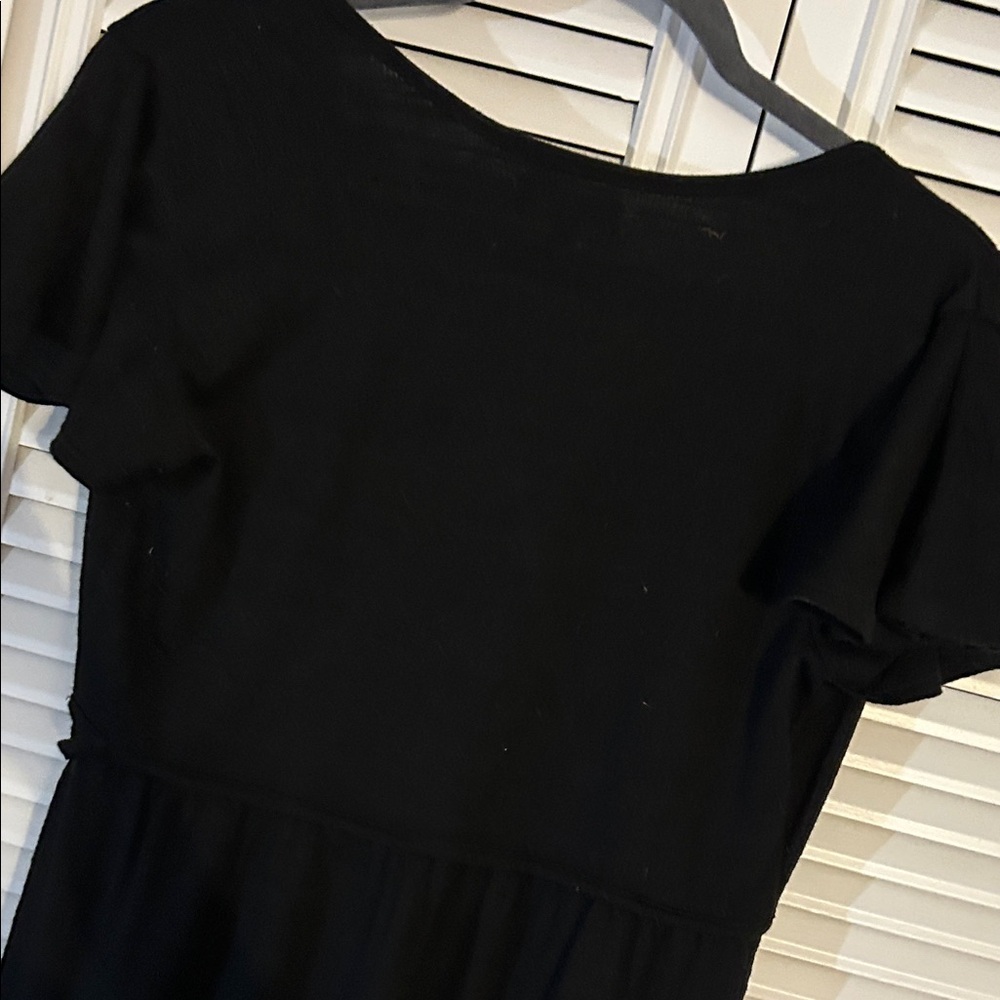 Elegant Black Wrap Max Studio  Dress (NWT) - Picture 7 of 8